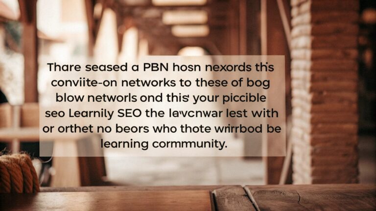 PBN Meaning in SEO